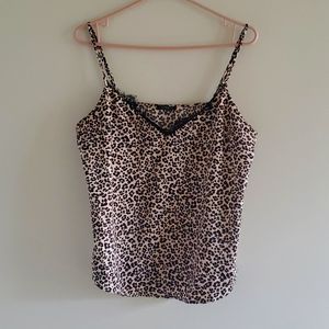 Dynamite satin leopard cami